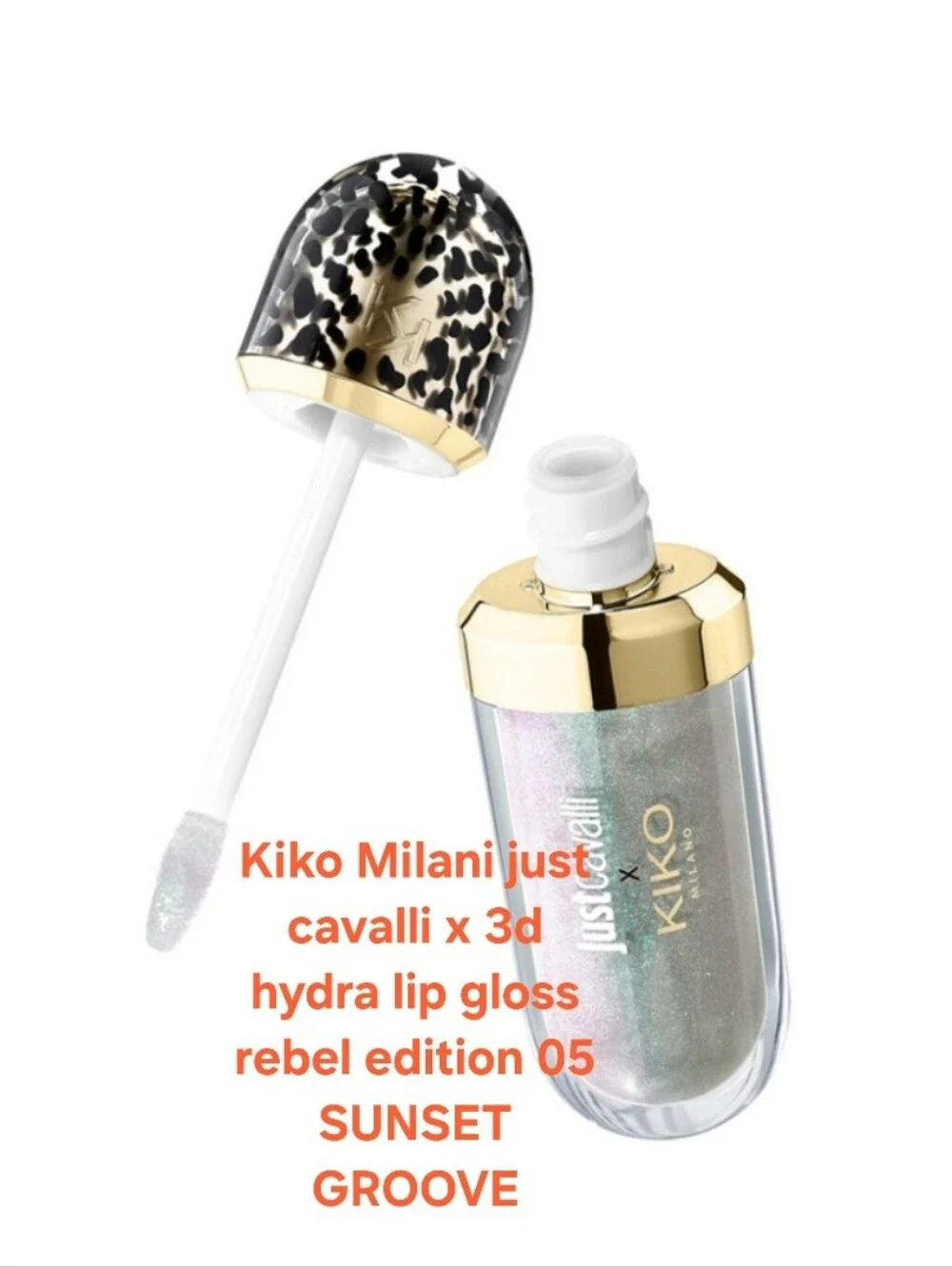 Kiko Milani just cavalli x 3d hydra lip gloss rebel edition 05 SUNSET GROOVE.
